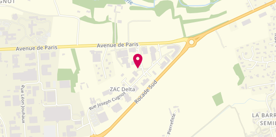 Plan de Centre contrôle technique AUTOCONTROL, Zone Delta
45 Rue Etienne Lenoir, 50000 Saint-Lô