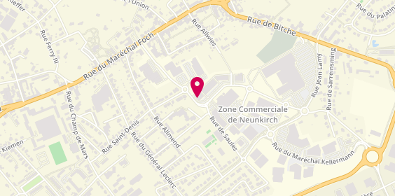 Plan de DEKRA, Zone de la Grosse
Rue des Bouleaux, 57200 Sarreguemines