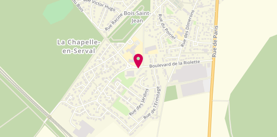 Plan de Autovision, Chemin des Dimerons Route Départementale 1017 - Zone Aménagement Semb, 60520 La Chapelle-en-Serval