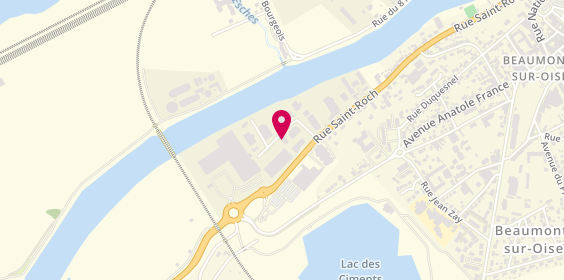 Plan de Auto Secur Controle, 24 Rue de la Cimenterie, 95260 Beaumont-sur-Oise