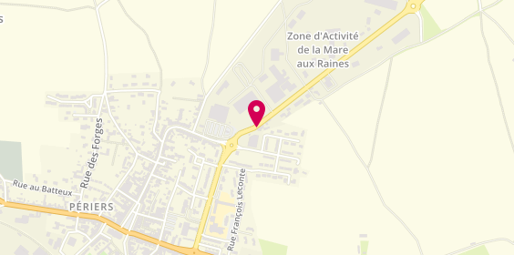 Plan de Auto Bilan des Marais, Route Carentan, 50190 Périers