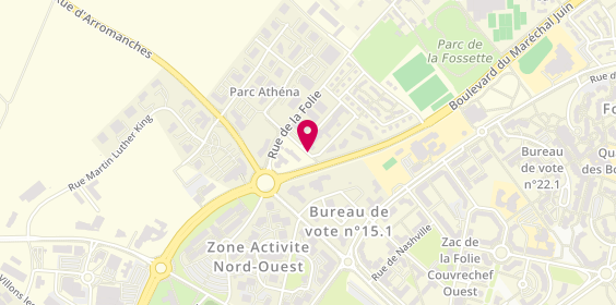 Plan de Centre Bonnet, 22 Rue des Compagnons, 14000 Caen