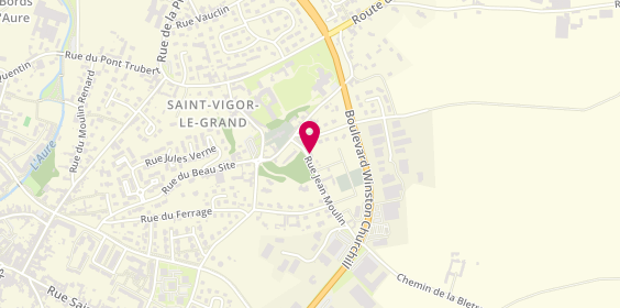 Plan de DEKRA, 3 Rue Jean Moulin Zone Artisanale Saint-Exupère Iii, 14400 Saint-Vigor-le-Grand