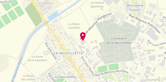 Plan de CT de la Marne, 2 avenue Maurice Plongeron, 51100 Reims