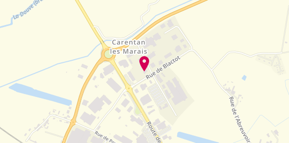 Plan de DEKRA, Rue de la Madeleine Lieu-Dit Magdelaine Zone Industrielle De, 50500 Carentan-les-Marais