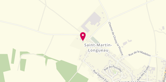 Plan de Centre contrôle technique AUTOCONTROL, 24 Rue de l'Église, 60700 Saint-Martin-Longueau
