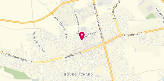 Plan de Autovision Contrôle Technique, 405 Rue des Portes, 27310 Bourg-Achard