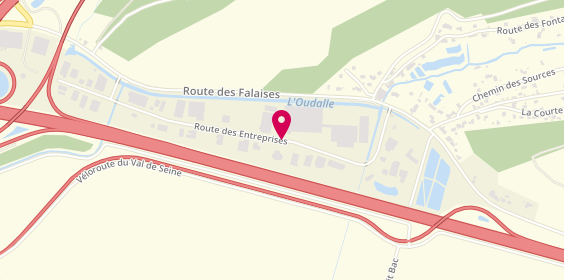 Plan de Dekra Pl, 652 Route des Entreprises Zone Aménagement de Rogerville, 76430 Oudalle