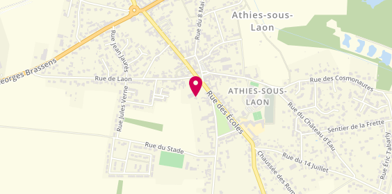 Plan de Auto Securite Athies Sous Laon, 66 Rue des Écoles, 02840 Athies-sous-Laon