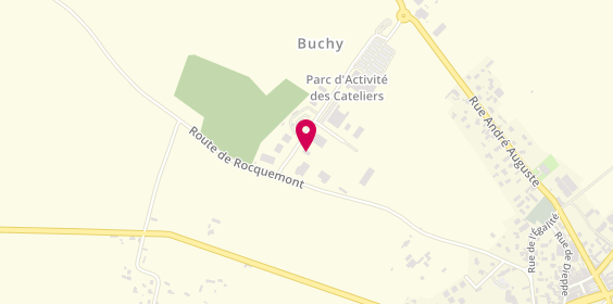 Plan de Auto Securite, Route de Rocquemont zone artisanale des Cateliers, 76750 Buchy
