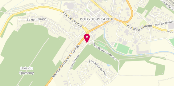 Plan de Norisko, Zone Industrielle du Frier Rue Justice, 80290 Poix-de-Picardie