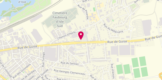 Plan de Allo Controle Technique, 285 Rue de Guise, 02100 Saint-Quentin