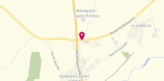 Plan de Nempont Controle, 16 Bis Route de Roussent, 62180 Nempont-Saint-Firmin