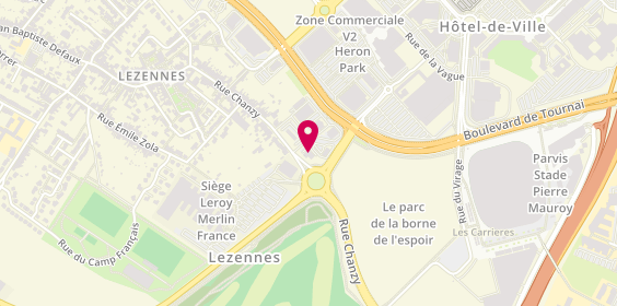 Plan de NORISKO, Rue Chanzy Canton du Moulin, 59260 Lezennes
