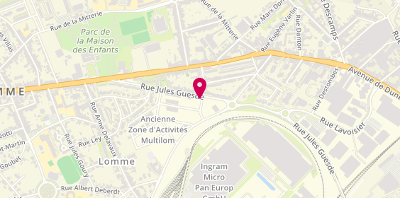 Plan de Autovision, 37 Rue Jules Guesde, 59160 Lille