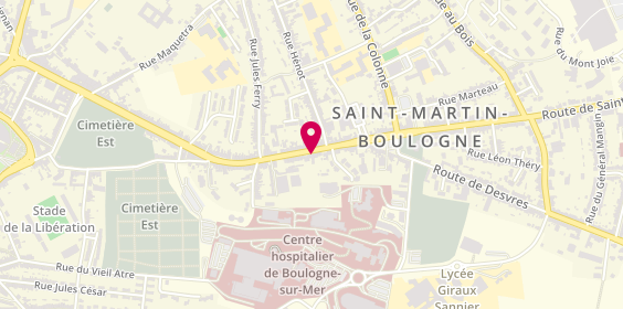 Plan de Auto Control, 148 Route de Saint-Omer, 62280 Saint-Martin-Boulogne