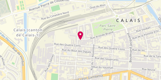 Plan de AUTOCONTROL, 101 Rue Aristide Briand, 62100 Calais